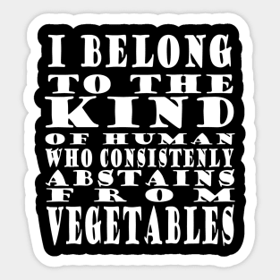 Antivegan Meat Grilling BBQ Gift Idea Saying Sticker